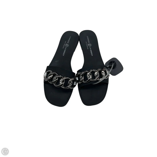 Sandals Flats By Chinese Laundry In Black, Size: 6
