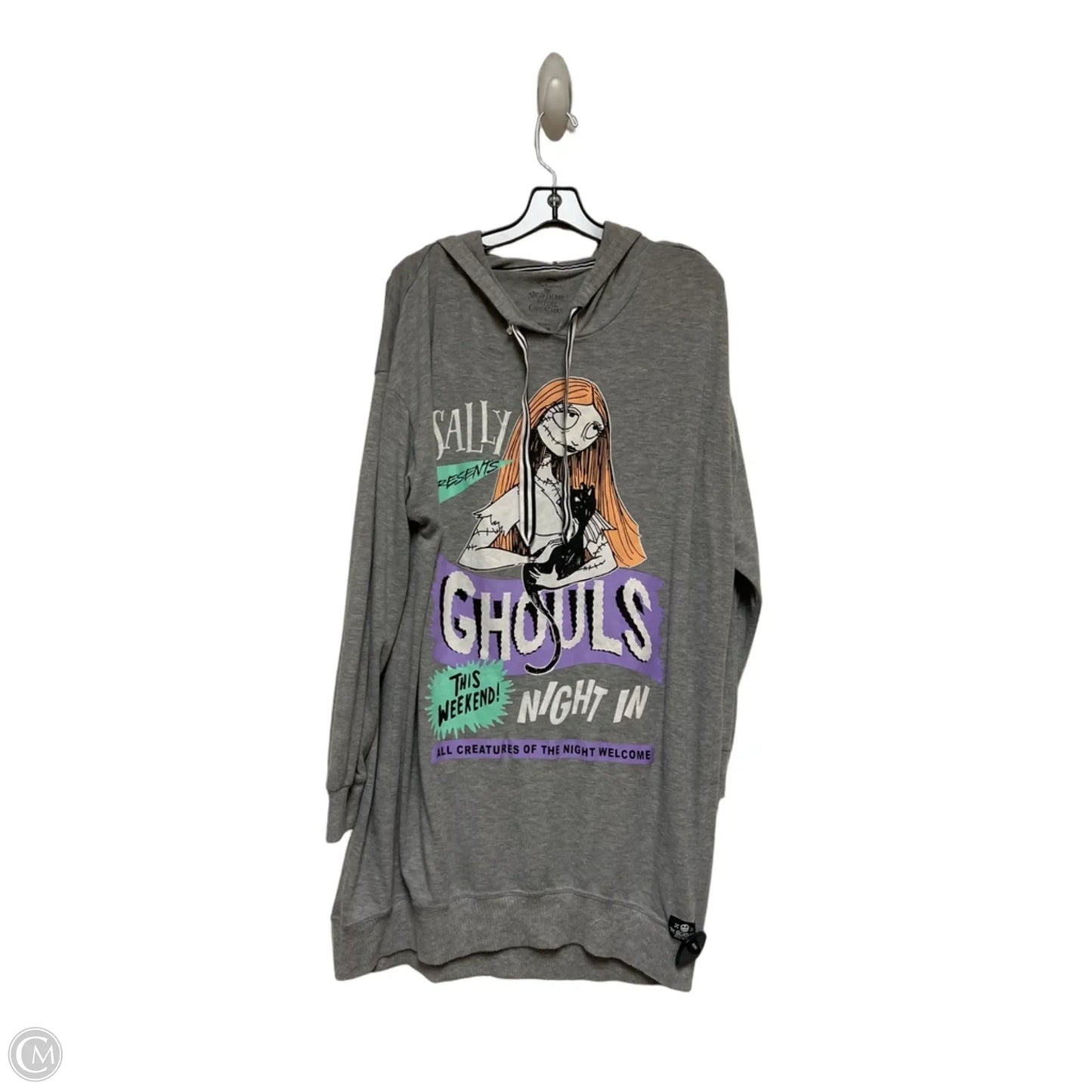Dress Casual Short By Disney In Grey, Size: Xl