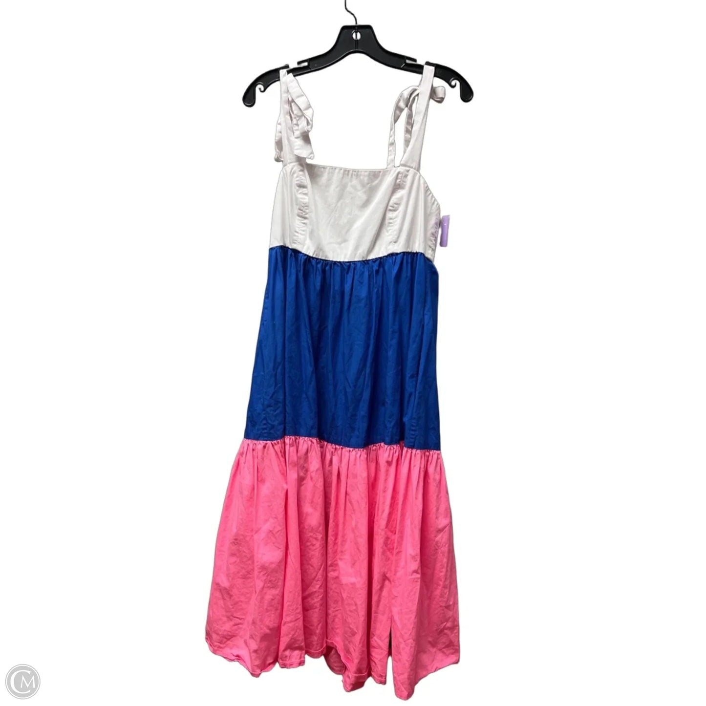 Dress Designer By Lilly Pulitzer In Blue & Pink, Size: 4