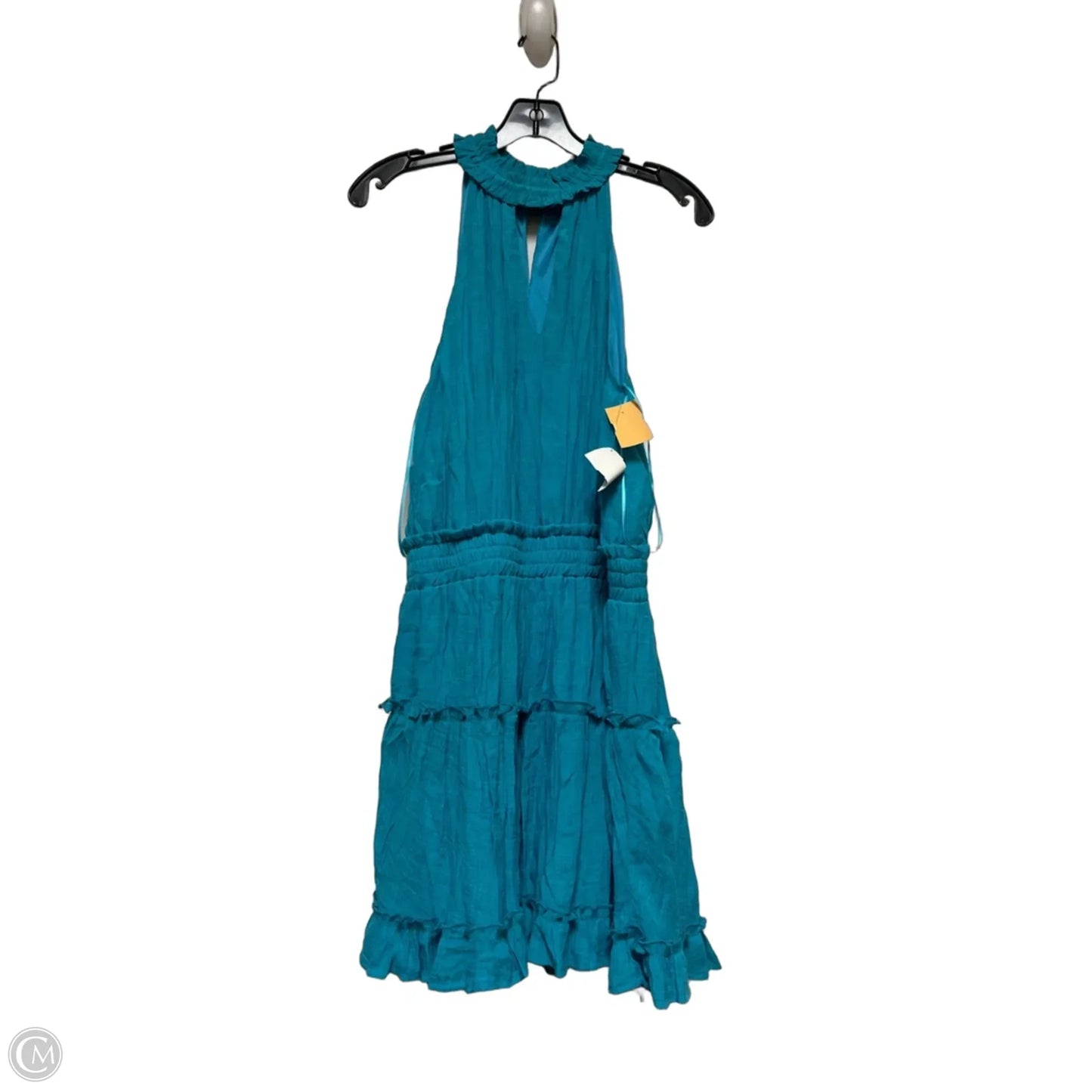 Dress Casual Short By Impeccable Pig In Aqua, Size: L