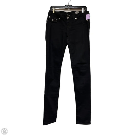 Jeans Skinny By True Religion In Black Denim, Size: 8