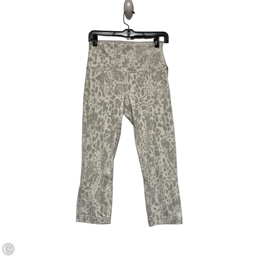 Athletic Leggings Capris By Lululemon In Animal Print, Size: 8