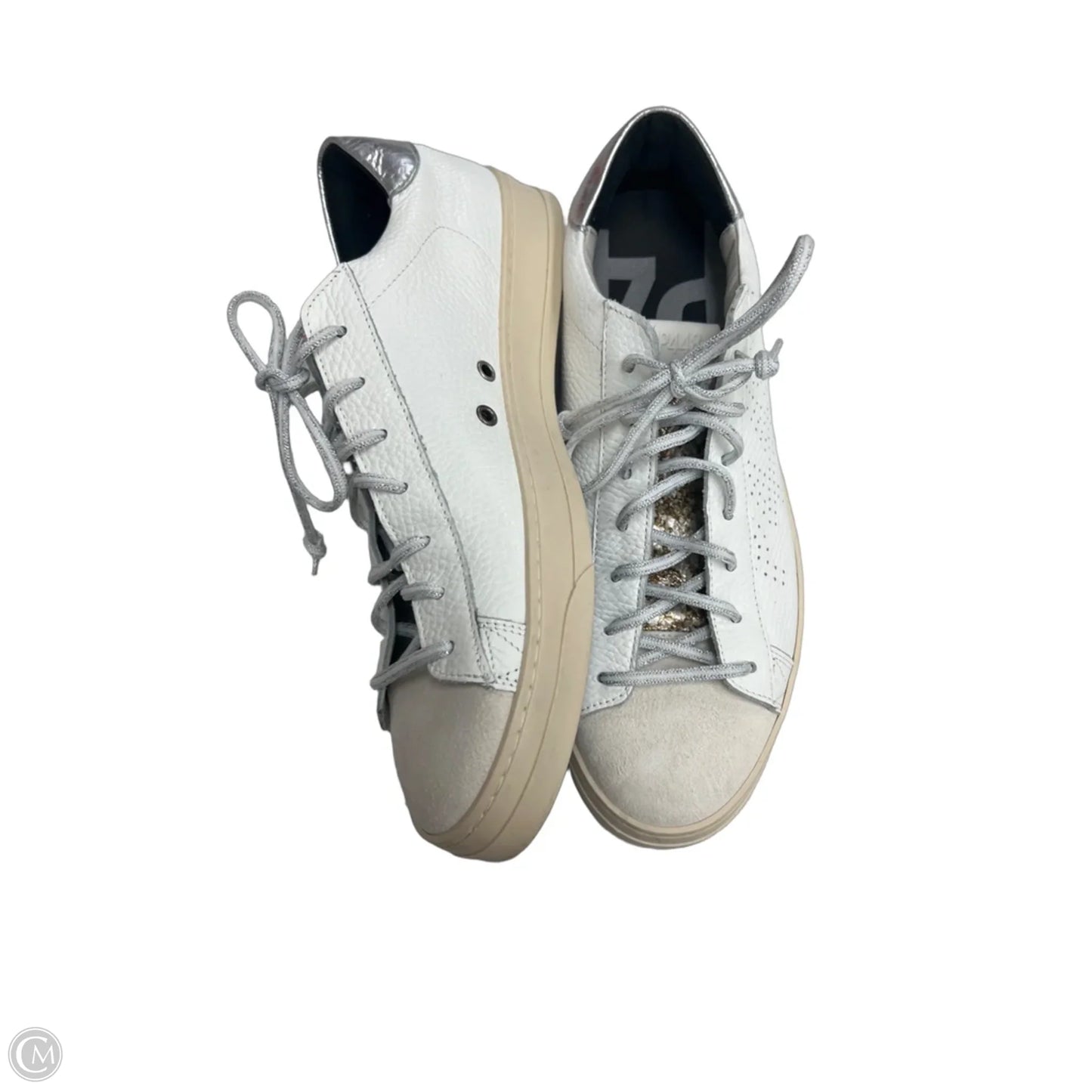 Shoes Sneakers By P448 In Cream, Size: 12