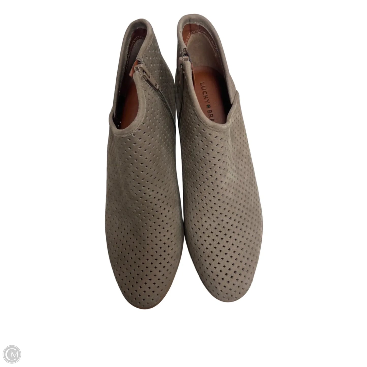 Boots Ankle Flats By Lucky Brand In Brown, Size: 12
