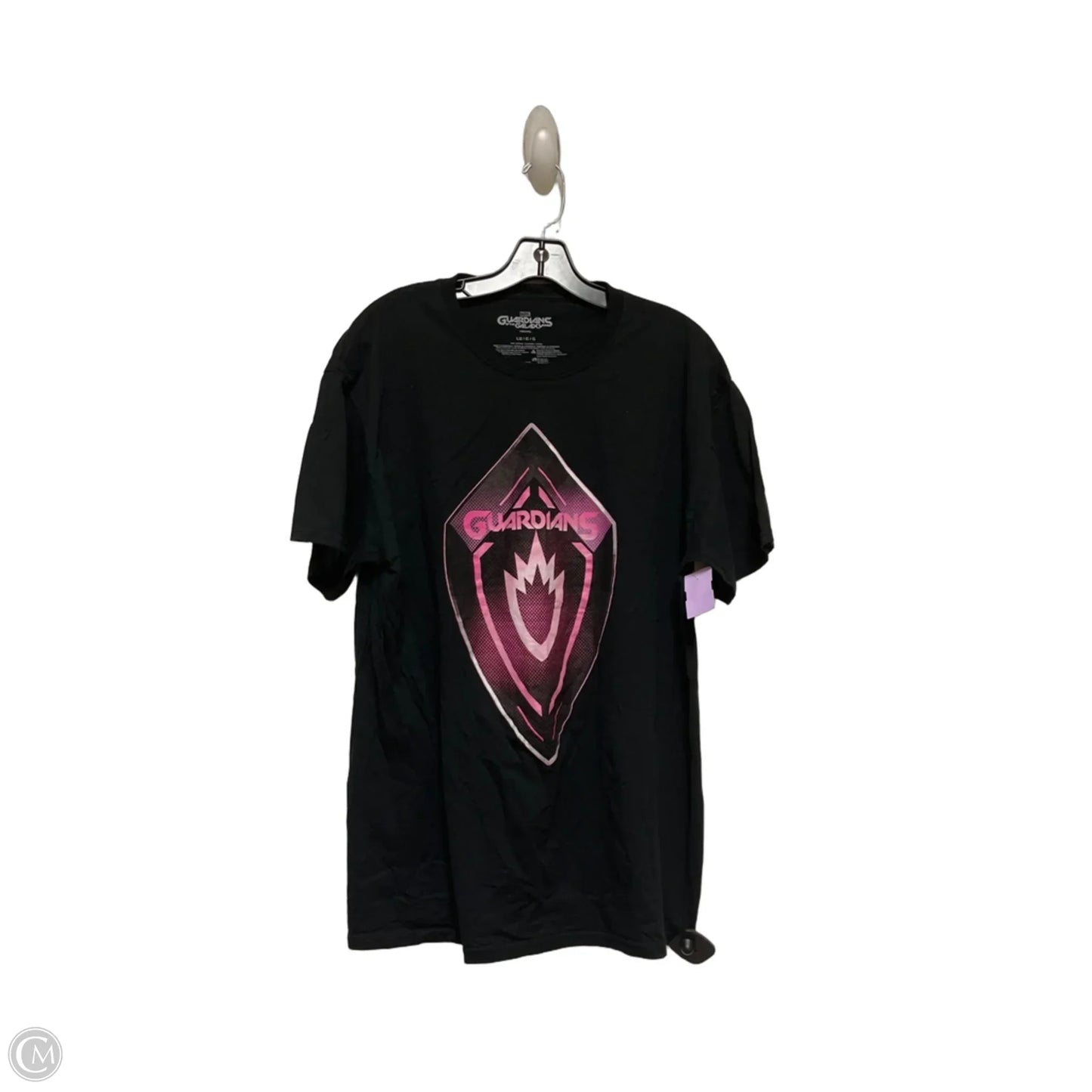 Top Short Sleeve By Disney In Black, Size: L