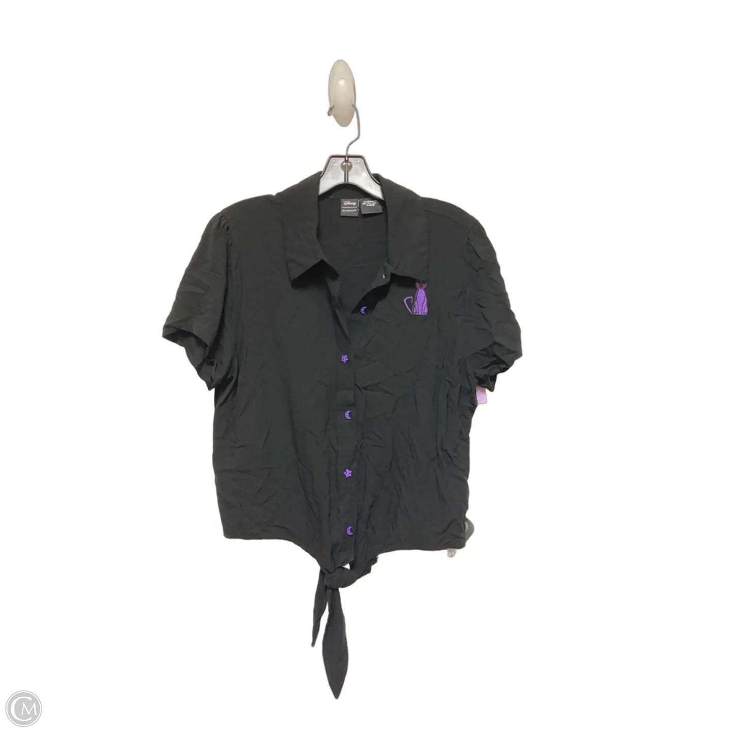 Top Short Sleeve By Disney Store In Black, Size: Xl
