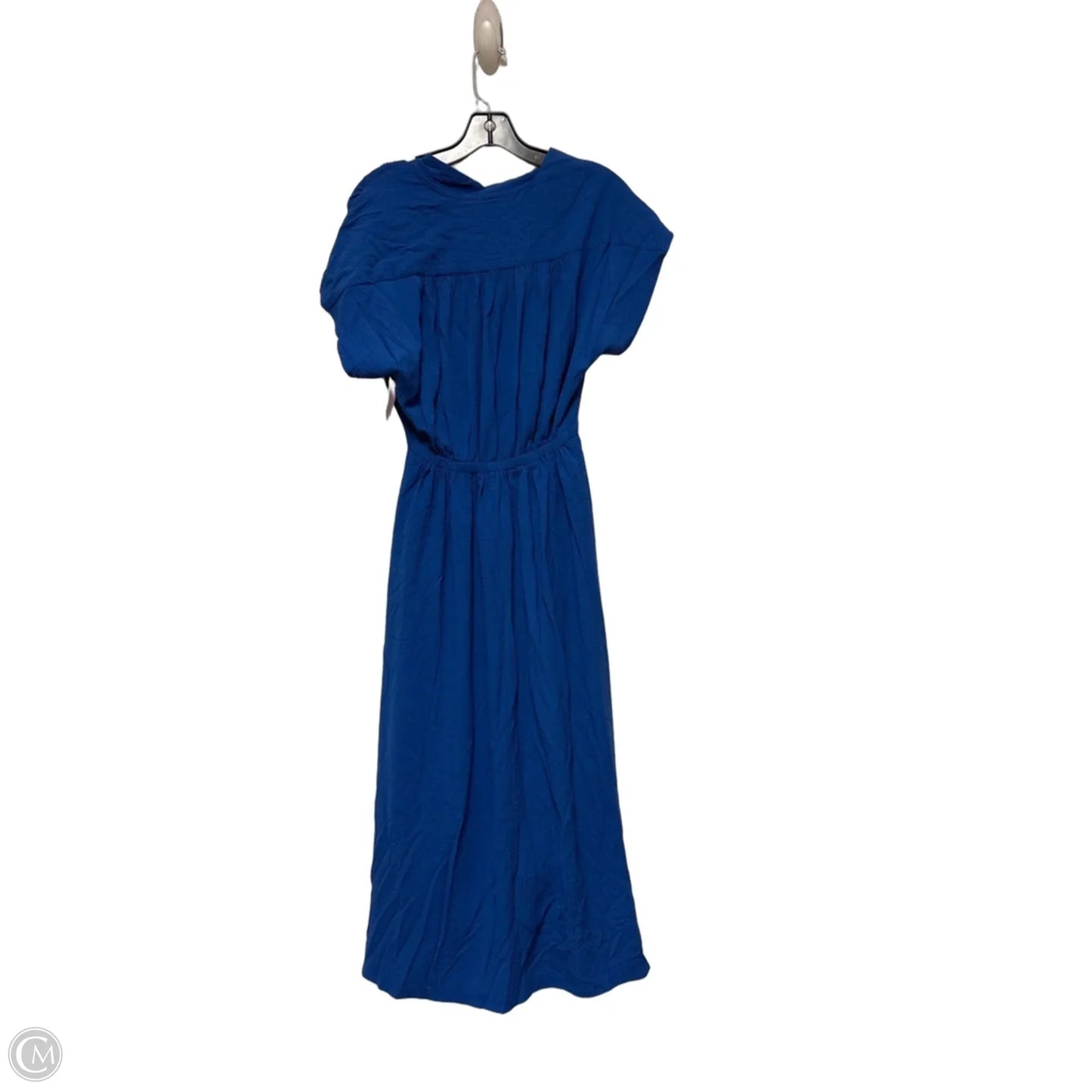 Dress Casual Midi By Calvin Klein In Blue, Size: S