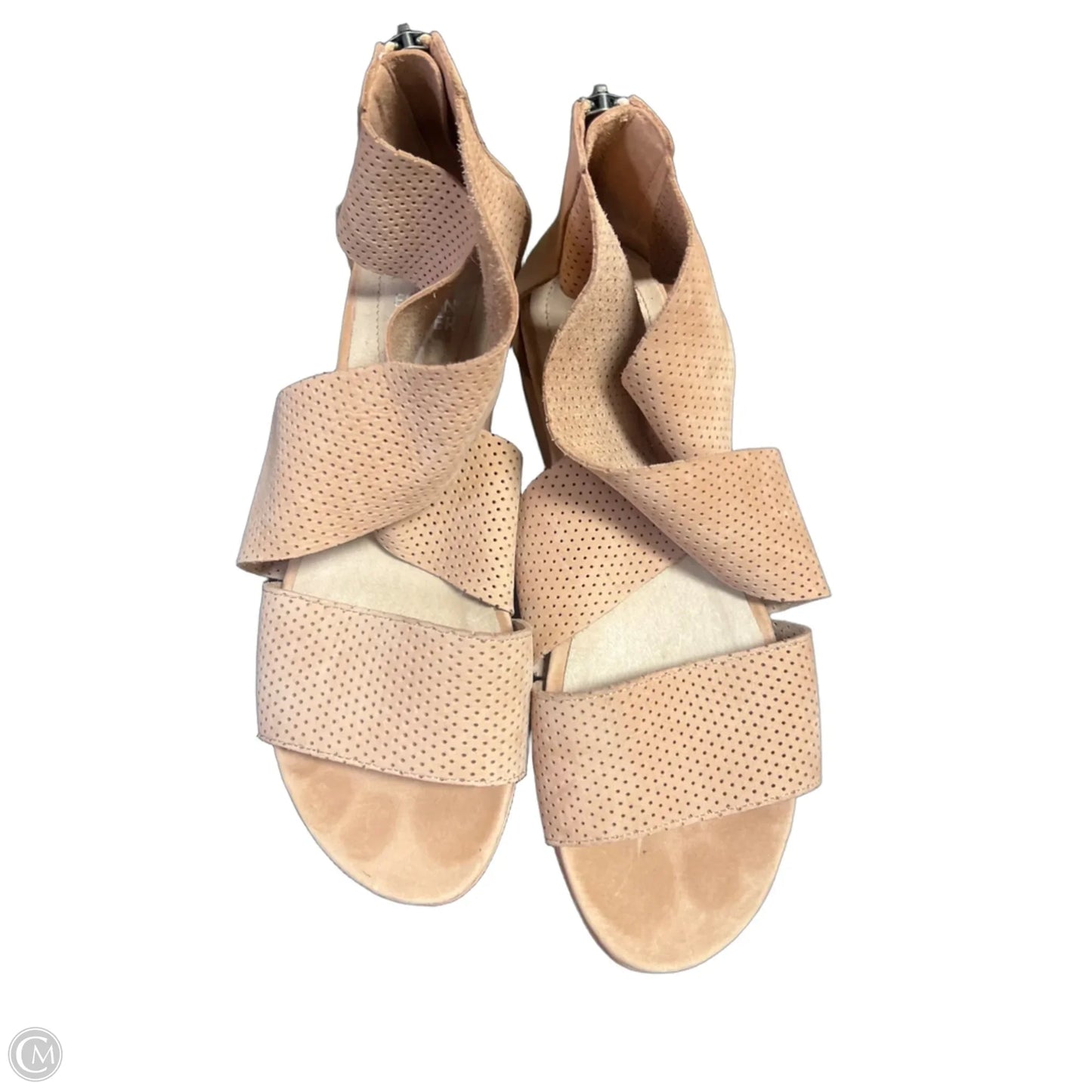Sandals Flats By Eileen Fisher In Tan, Size: 9