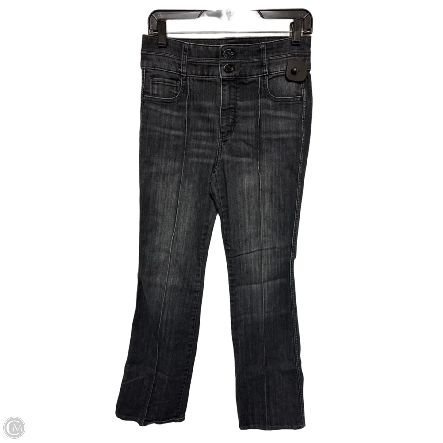 Jeans Flared By White House Black Market In Black Denim, Size: 6