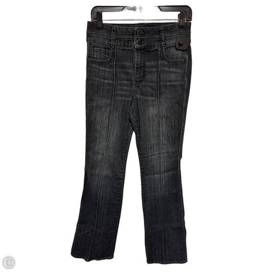 Jeans Flared By White House Black Market In Black Denim, Size: 6