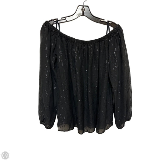 Top Long Sleeve Designer By Lilly Pulitzer In Black, Size: M