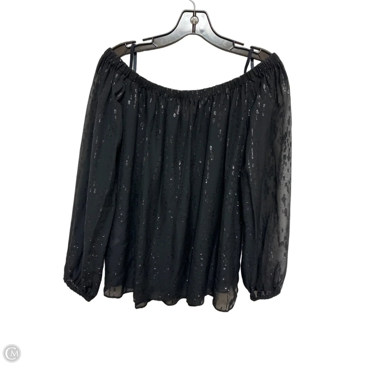Top Long Sleeve Designer By Lilly Pulitzer In Black, Size: M