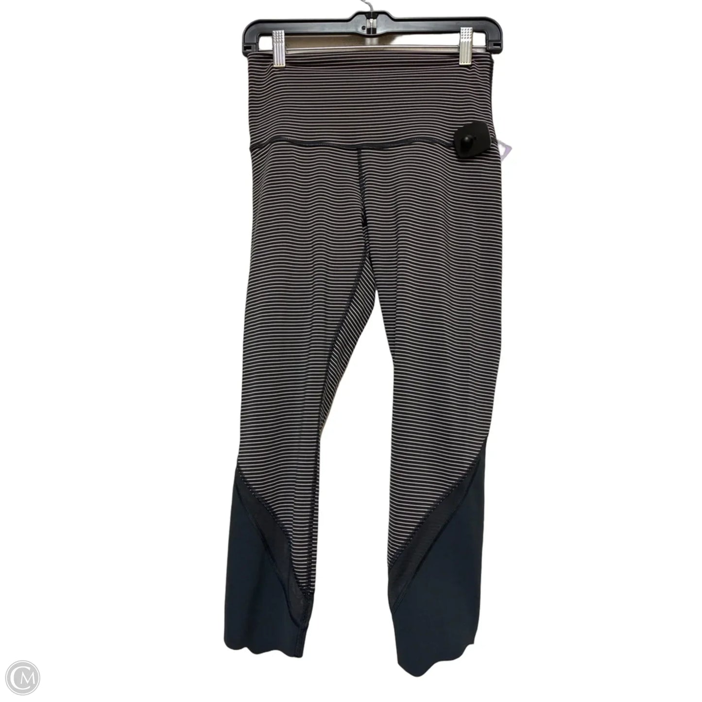 Athletic Leggings Capris By Lululemon In Striped Pattern, Size: S