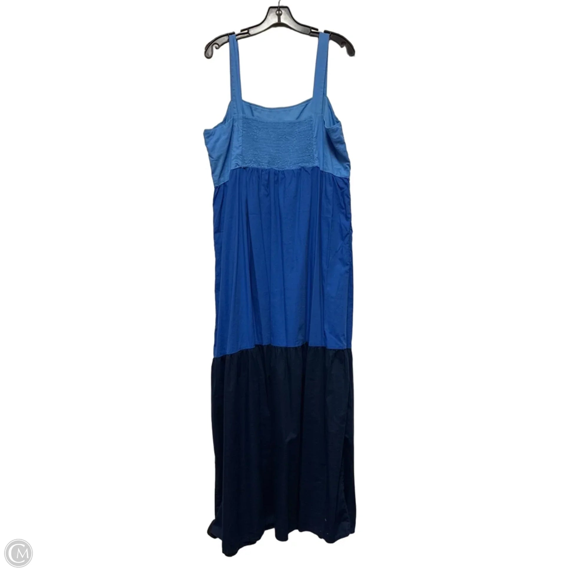 Dress Casual Maxi By Loft In Blue, Size: Xl Dress Casual Maxi By Loft In Blue, Size: Xl
