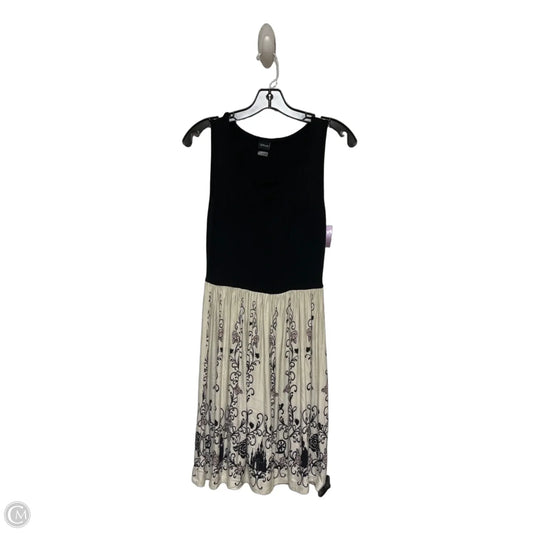 Dress Casual Short By Disney In Black & Cream, Size: S
