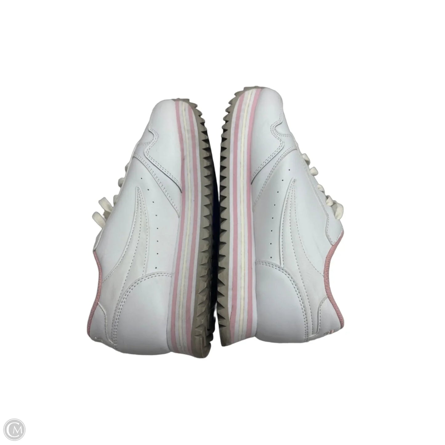 Shoes Sneakers By Fila In Pink & White, Size: 9