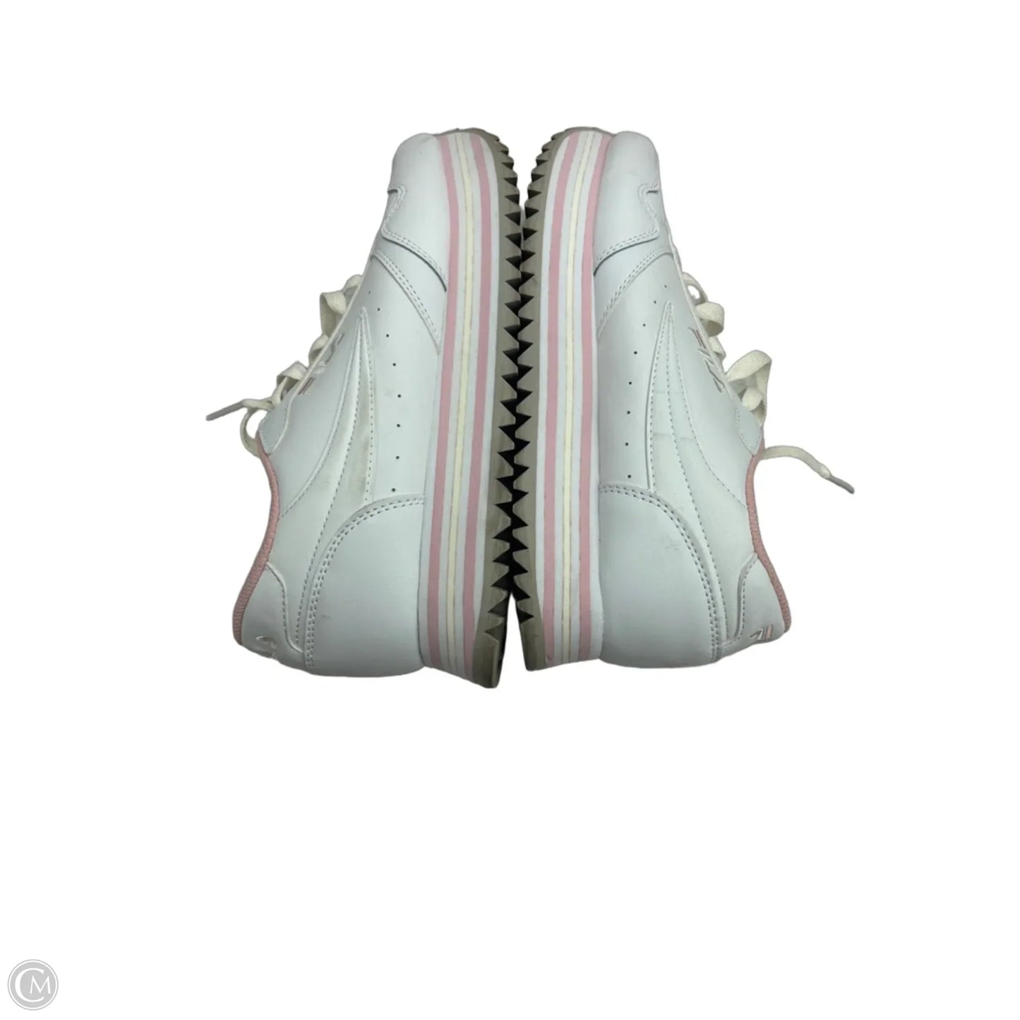 Shoes Sneakers By Fila In Pink & White, Size: 9
