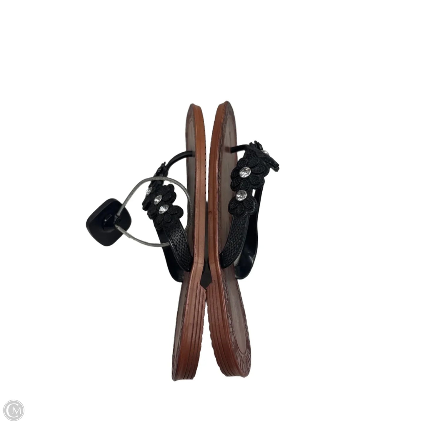 Sandals Flats By Capelli In Black & Brown, Size: 9
