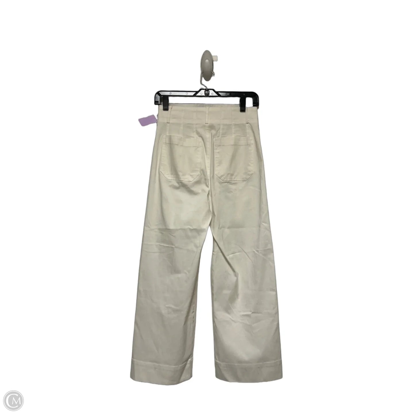 Pants Cropped By Hem & Thread In White, Size: 4