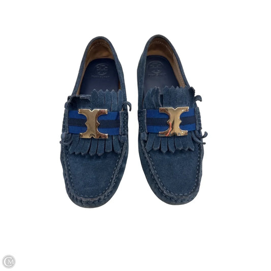 Shoes Designer By Tory Burch In Blue, Size: 7