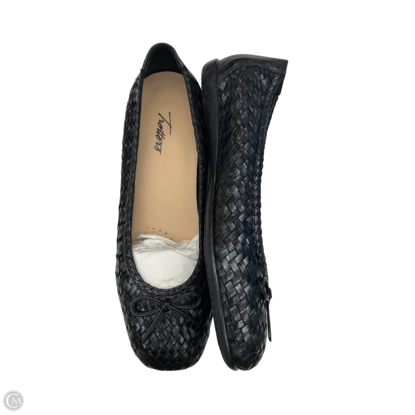 Shoes Flats By Clothes Mentor In Black, Size: 10