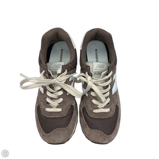 Shoes Sneakers By New Balance In Brown & Cream, Size: 10