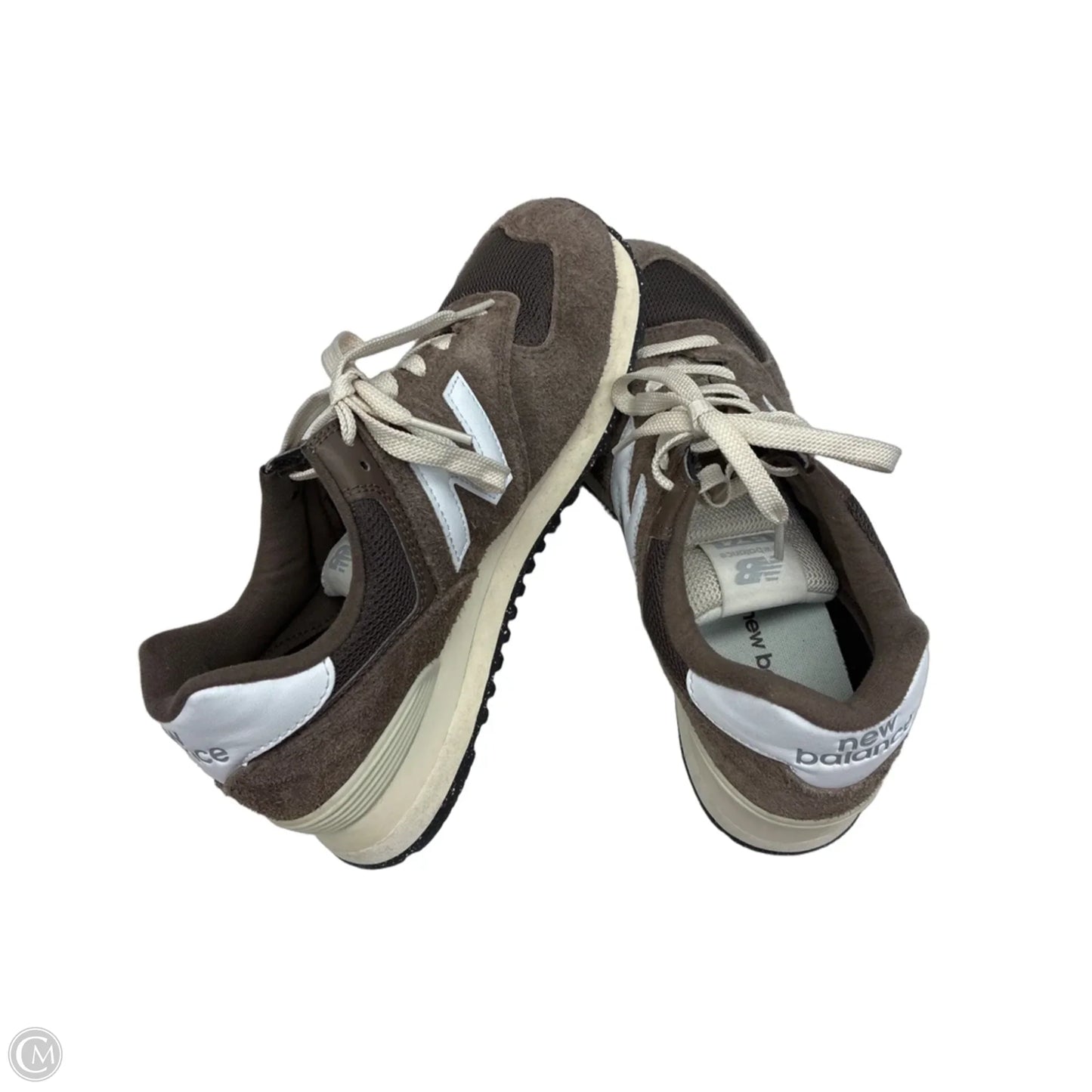 Shoes Sneakers By New Balance In Brown & Cream, Size: 10