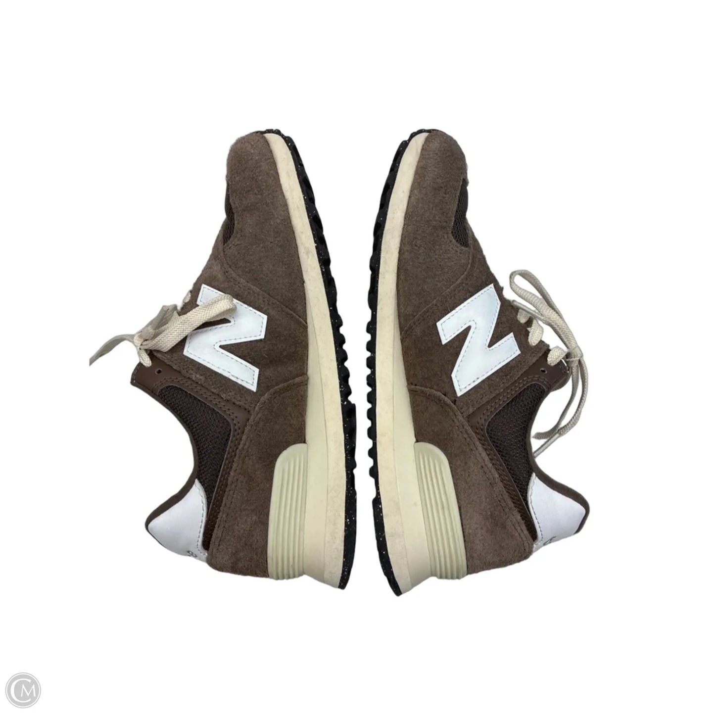 Shoes Sneakers By New Balance In Brown & Cream, Size: 10