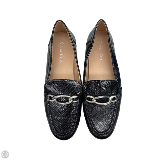 Shoes Flats By Calvin Klein In Black, Size: 6.5