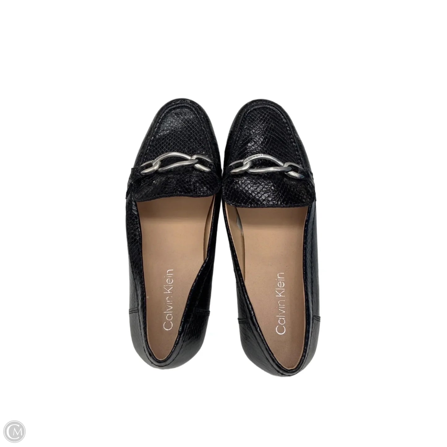 Shoes Flats By Calvin Klein In Black, Size: 6.5