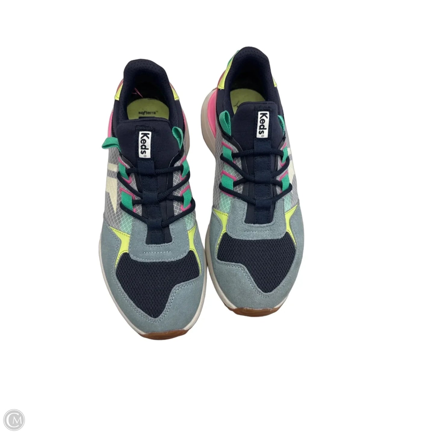 Shoes Athletic By Keds In Blue & Green, Size: 9