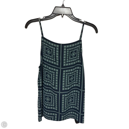 Top Sleeveless By Loft In Blue & Green, Size: S