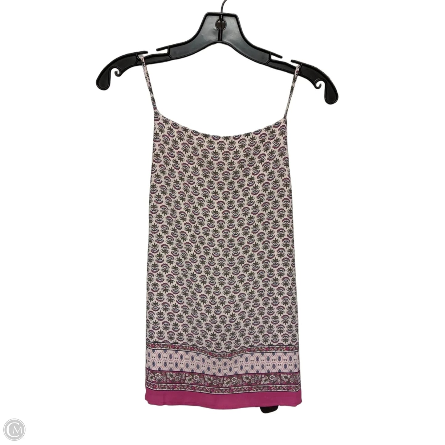 Top Sleeveless By Loft In Floral Print, Size: S