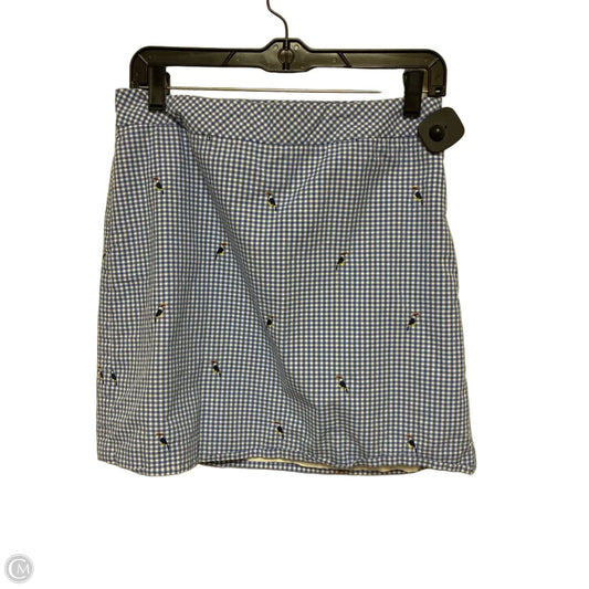 Skirt Mini & Short By Talbots In Checkered Pattern, Size: 8
