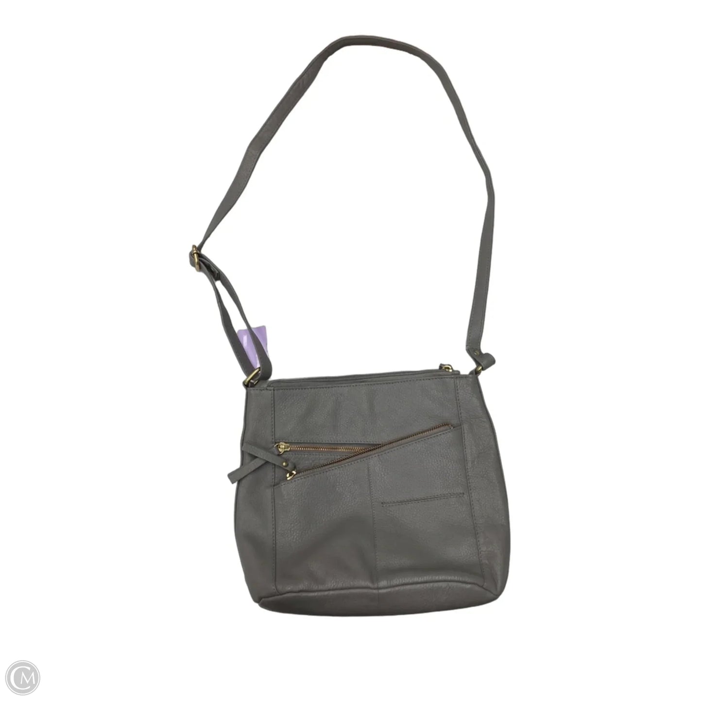 Crossbody Leather By Clothes Mentor, Size: Medium