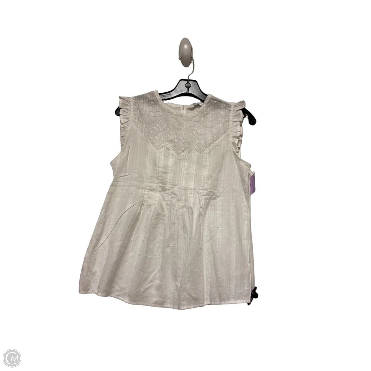 Top Sleeveless By Lucky Brand In White, Size: Xs