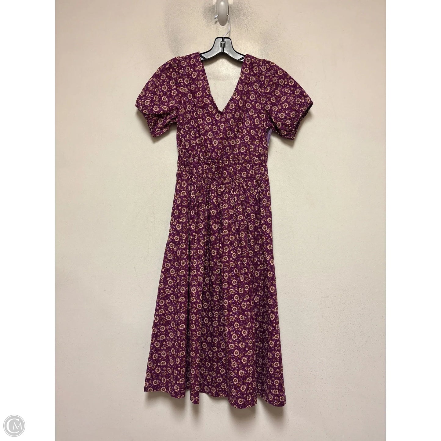 Dress Casual Midi By J. Crew In Floral Print, Size: Xs