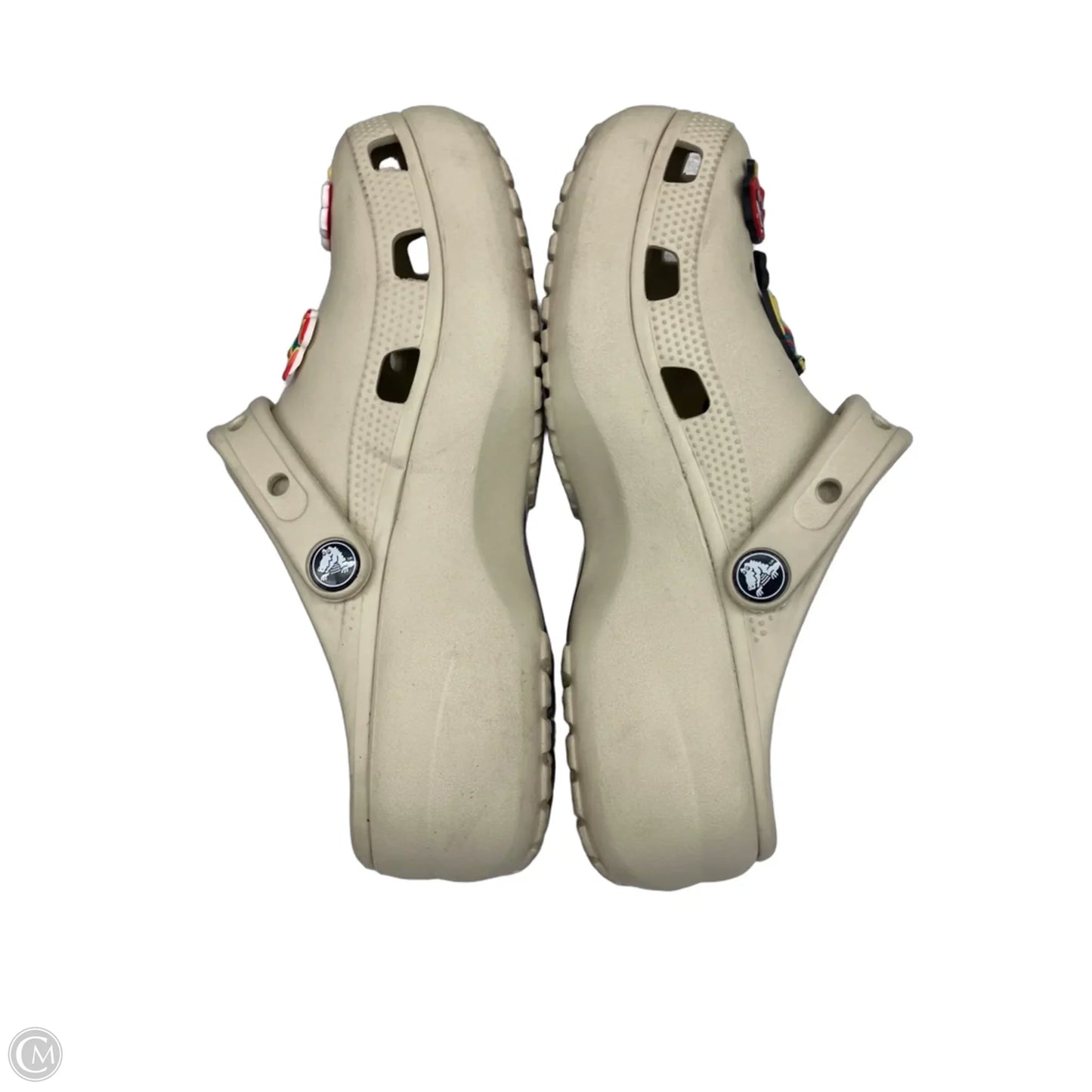 Shoes Flats By Crocs In Tan, Size: 8