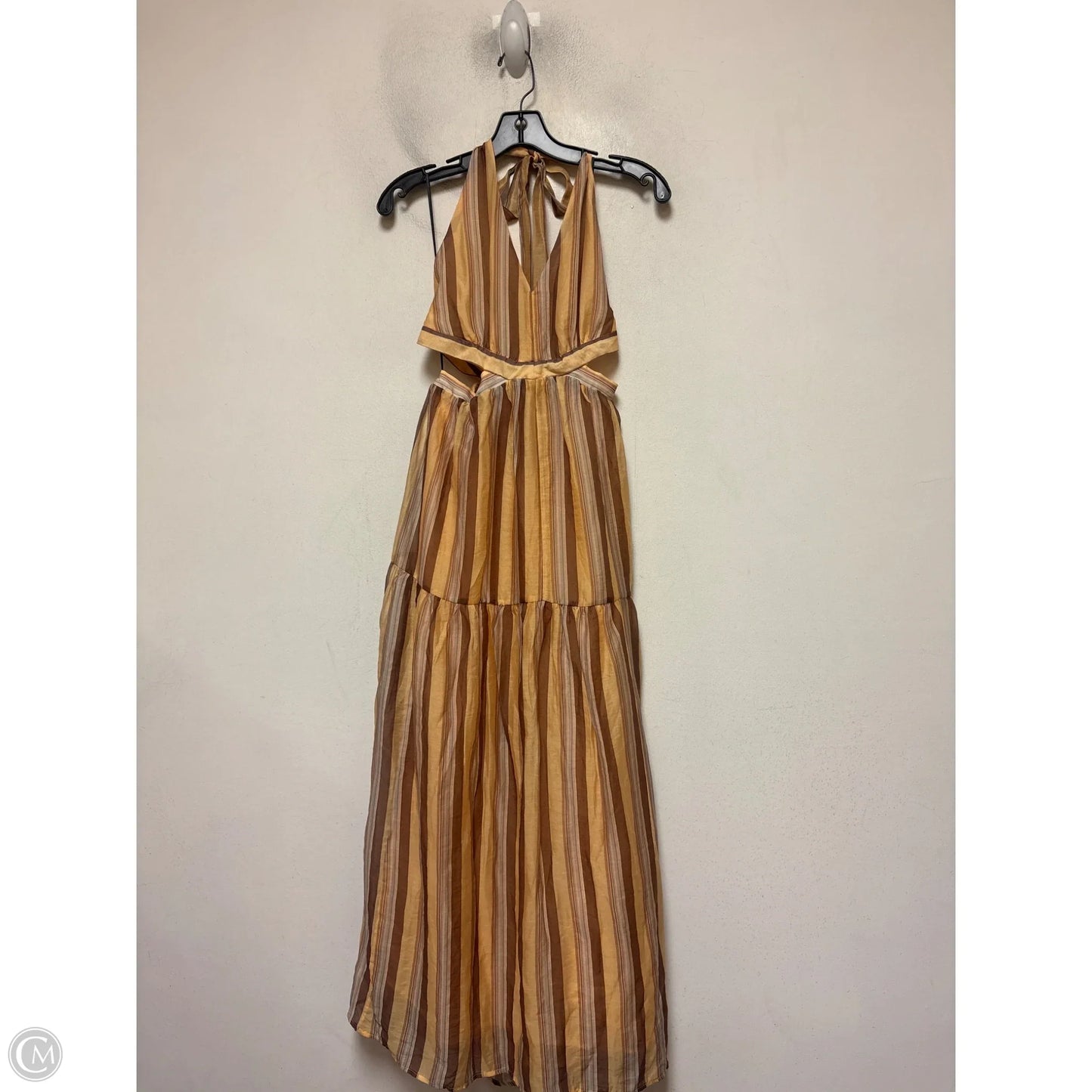 Dress Casual Maxi By H&m In Striped Pattern, Size: S