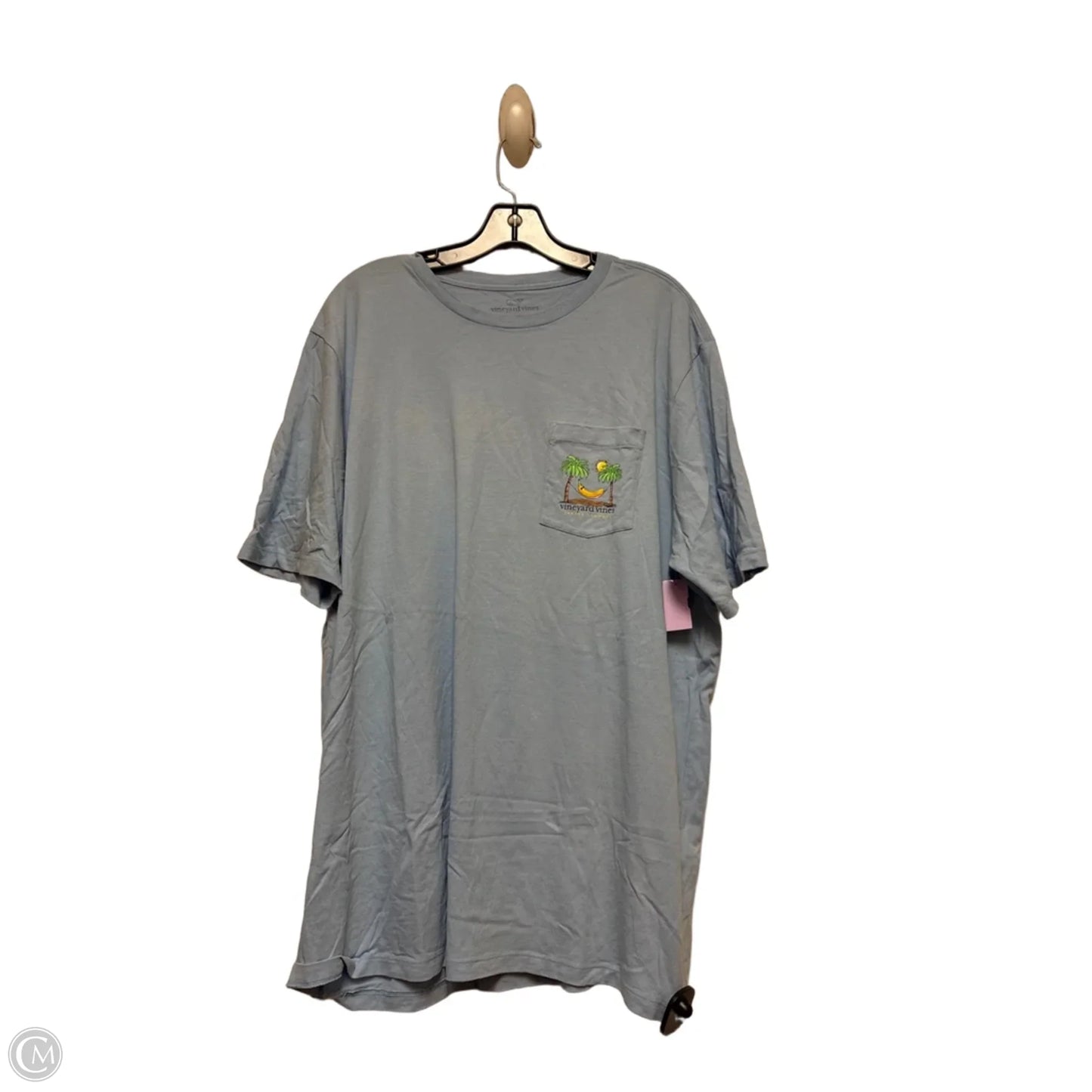 Top Short Sleeve Basic By Vineyard Vines In Blue, Size: Xl