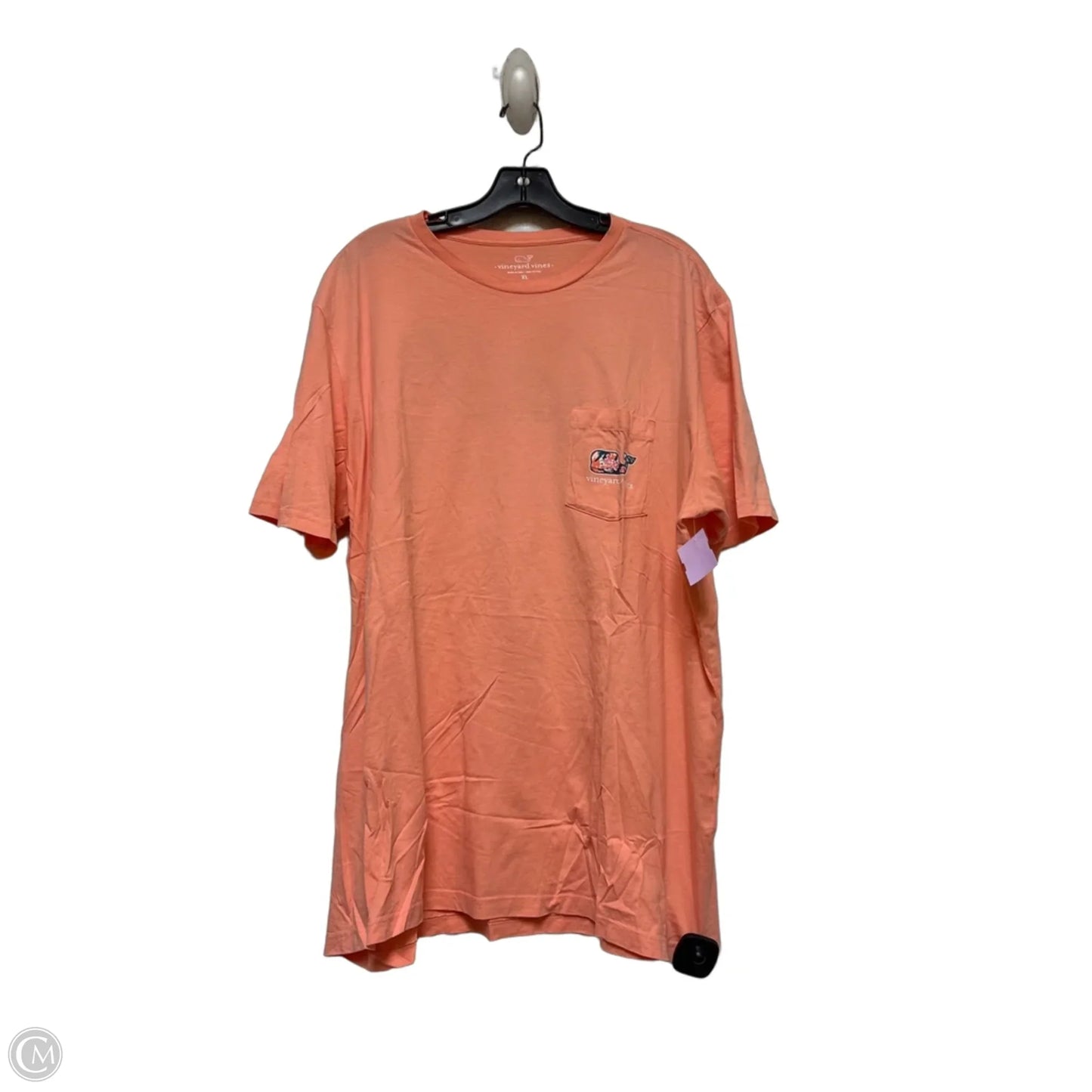 Top Short Sleeve Basic By Vineyard Vines In Orange, Size: Xl