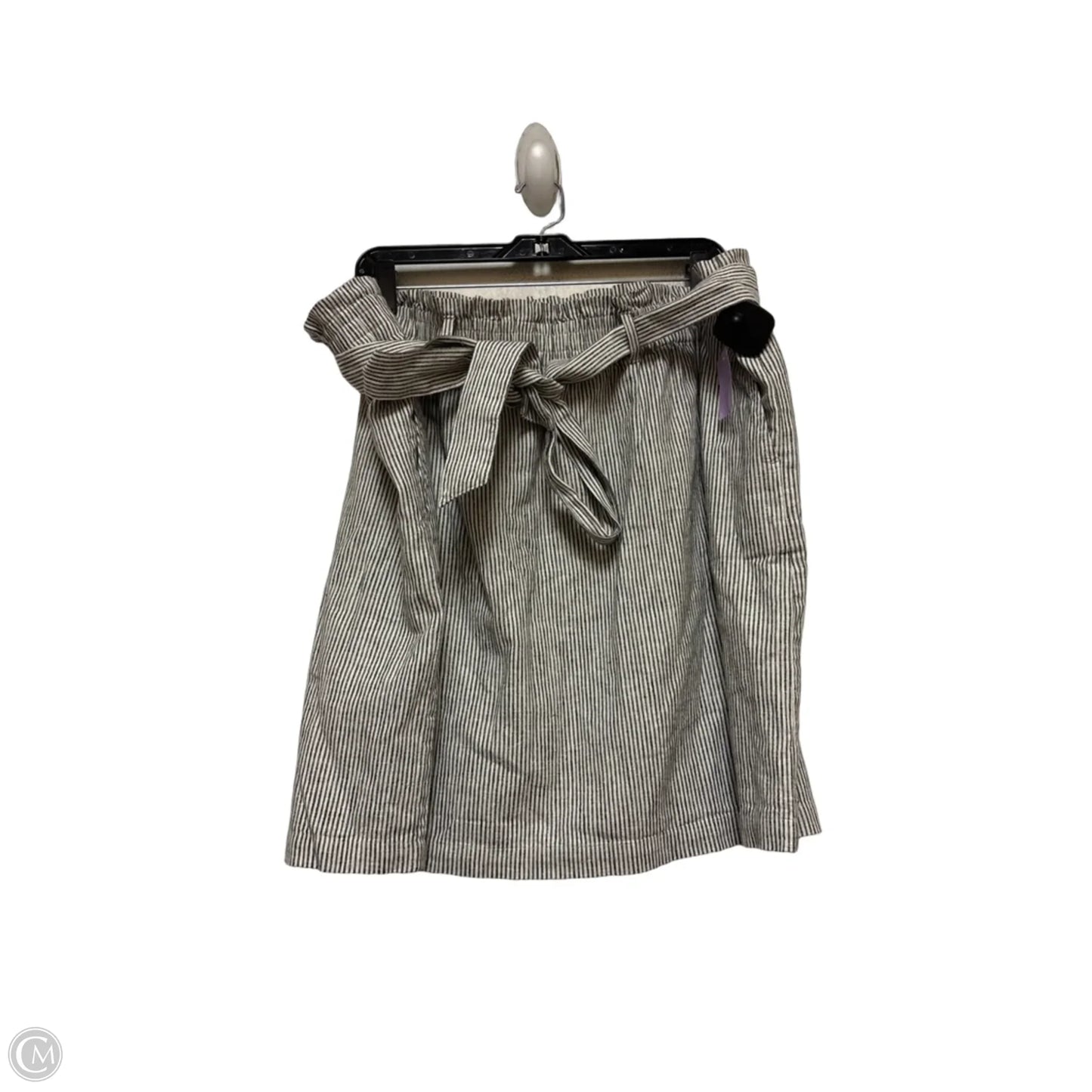 Skirt Mini & Short By J. Crew In Striped Pattern, Size: 18