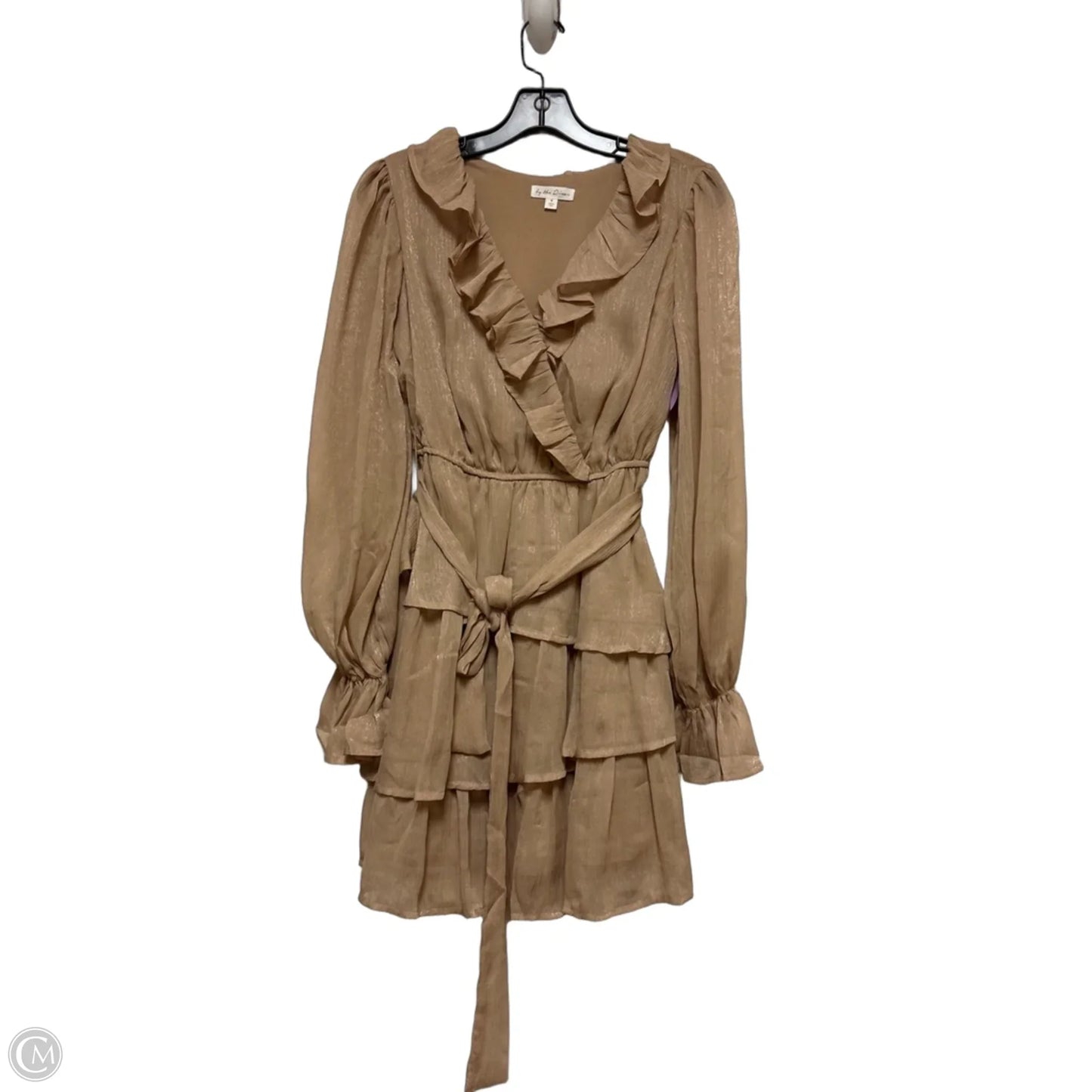 Dress Casual Short By By The River In Tan, Size: S