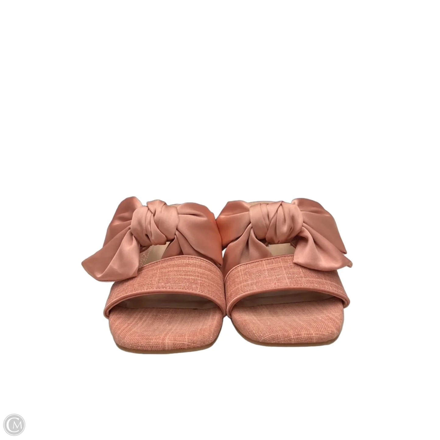 Sandals Heels Block By Copper Key In Pink, Size: 8