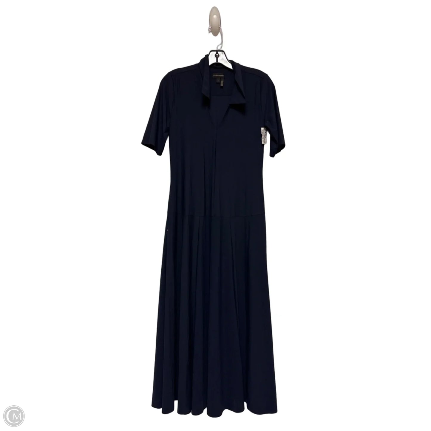 Dress Casual Midi By Donna Karan In Navy, Size: S