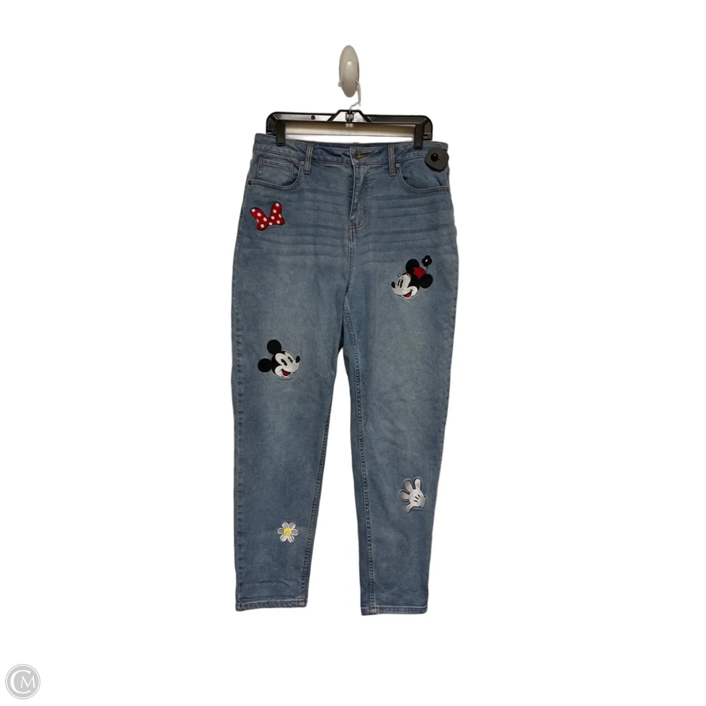 Jeans Straight By Disney In Blue Denim, Size: 12