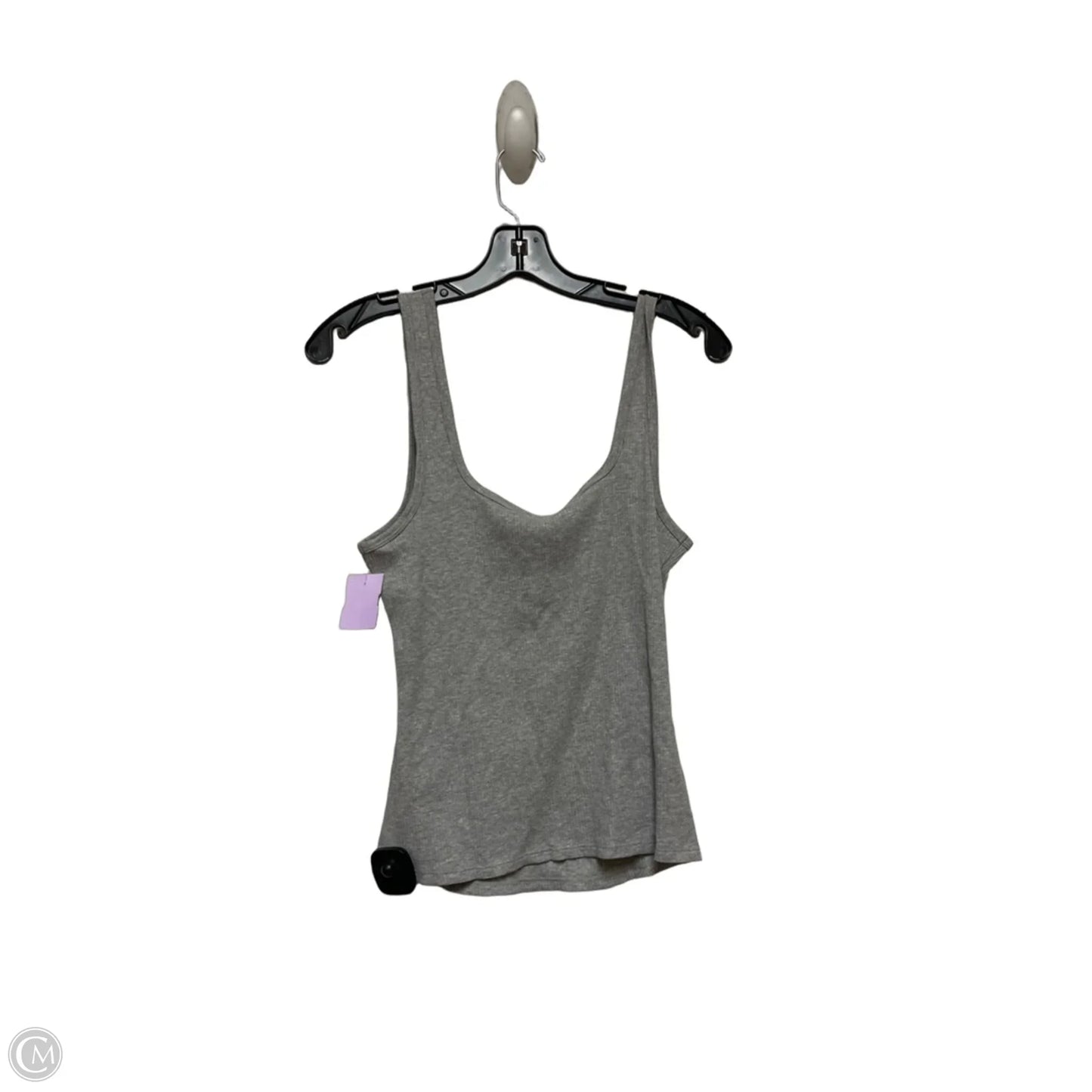 Athletic Tank Top By Fabletics In Grey, Size: L