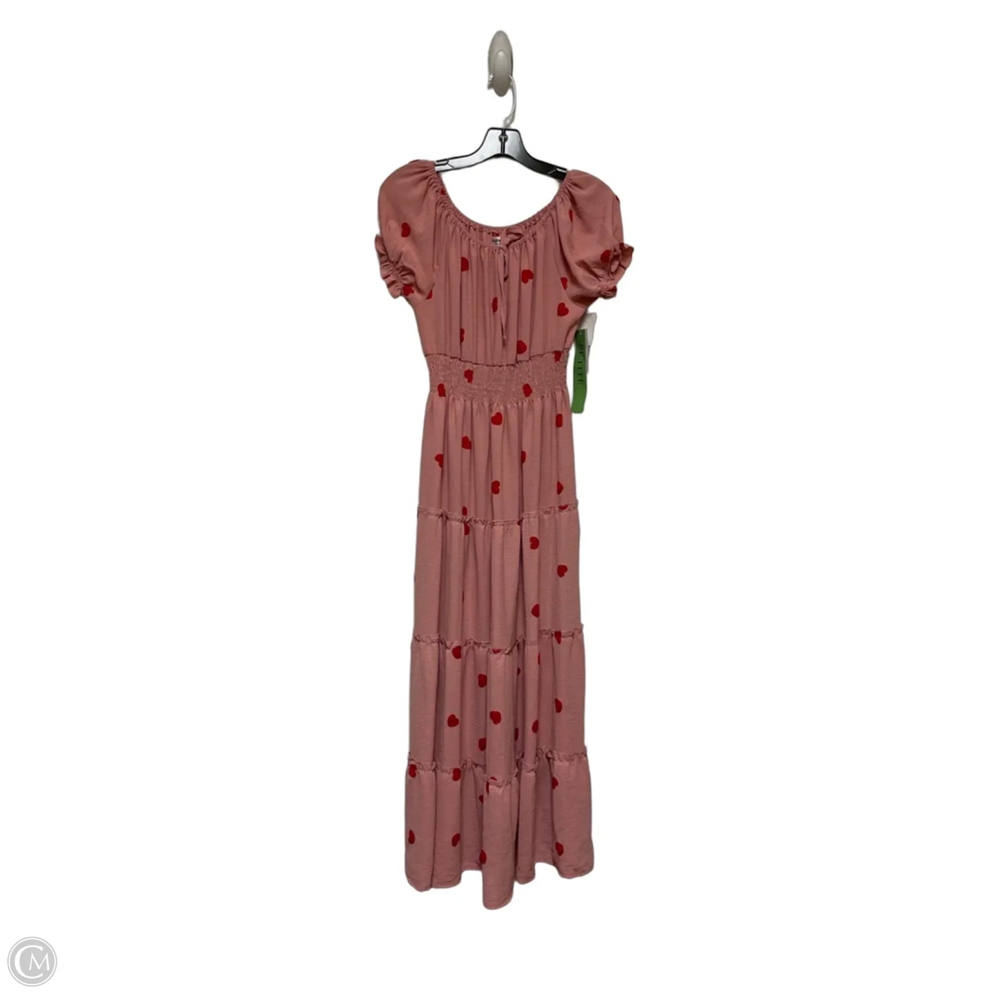 Dress Casual Maxi By Clothes Mentor In Pink & Red, Size: M