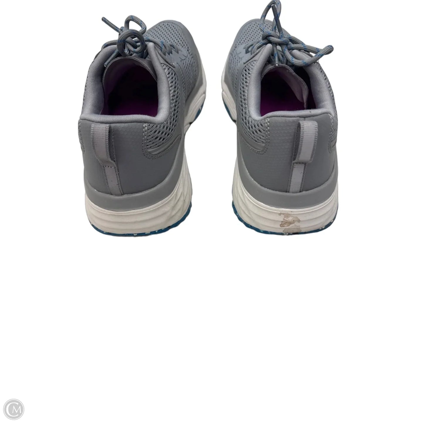Shoes Athletic By Skechers In Blue & Grey, Size: 8