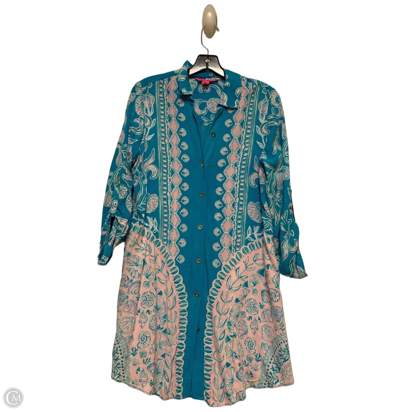 Dress Designer By Lilly Pulitzer In Nautical Print, Size: S